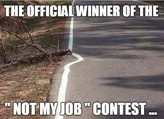 Not my job