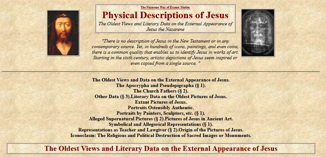 Physical description of Jesus