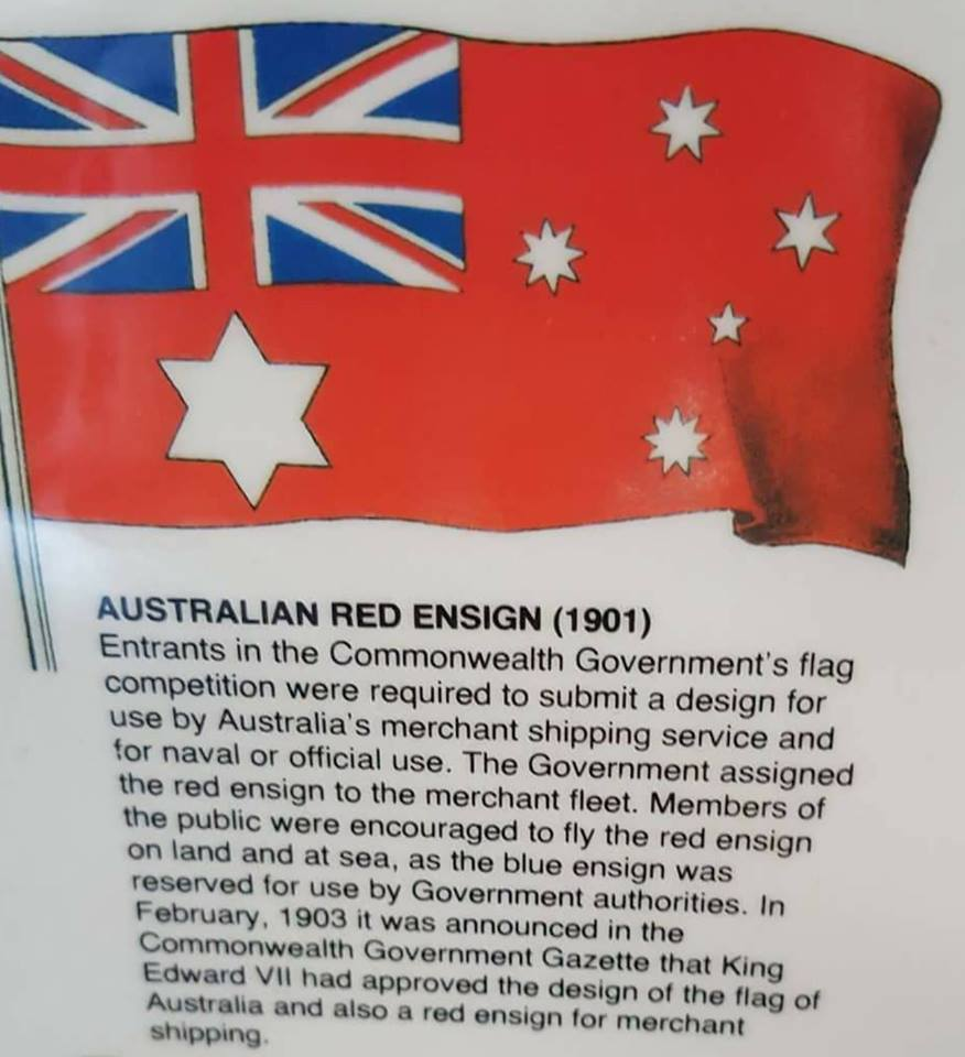 rED eNSIGN FLAG
